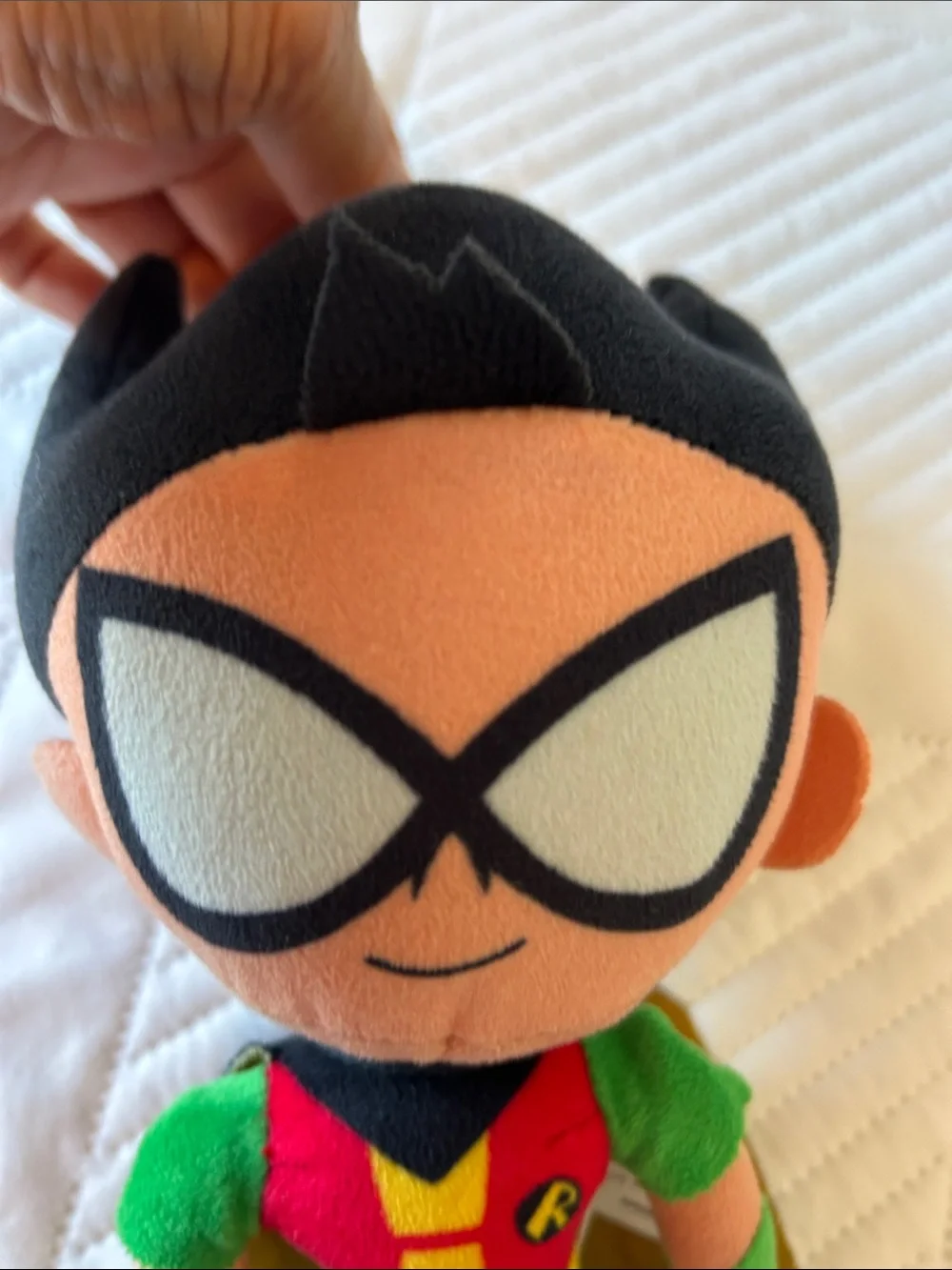 Teen Titans go Kids Superhero Plush Costume Doll - Red & Green.